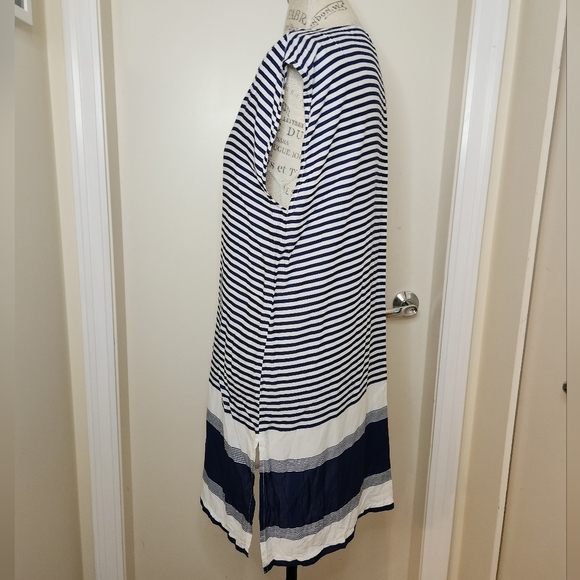 Stripe Beach Cover-Up Dress - Picture 2 of 10